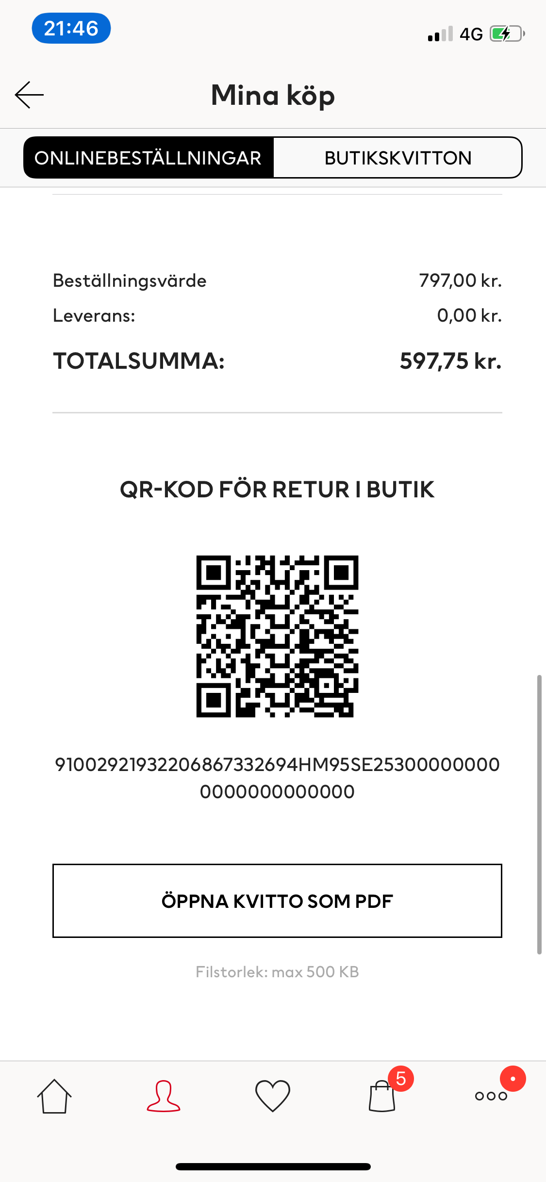 H&M Membership Program - Mobile Experience
